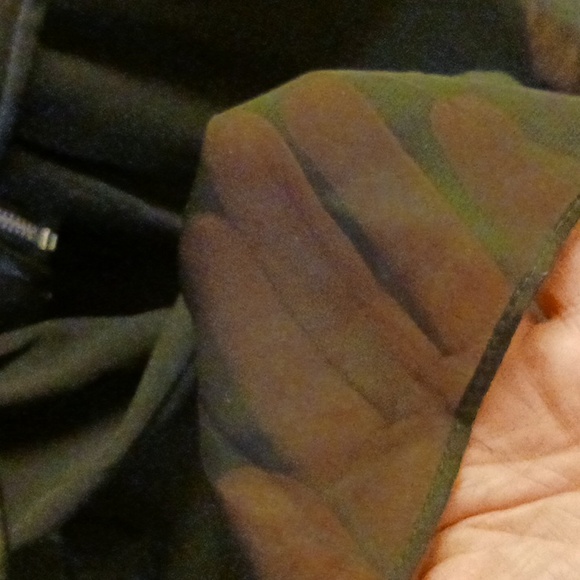 NEW LOOK FAUX LEATHER ZIP-UP MINI-DRESS OR BLOUSE, MOTORCYCLE DESIGN, SMALL - Picture 6 of 6